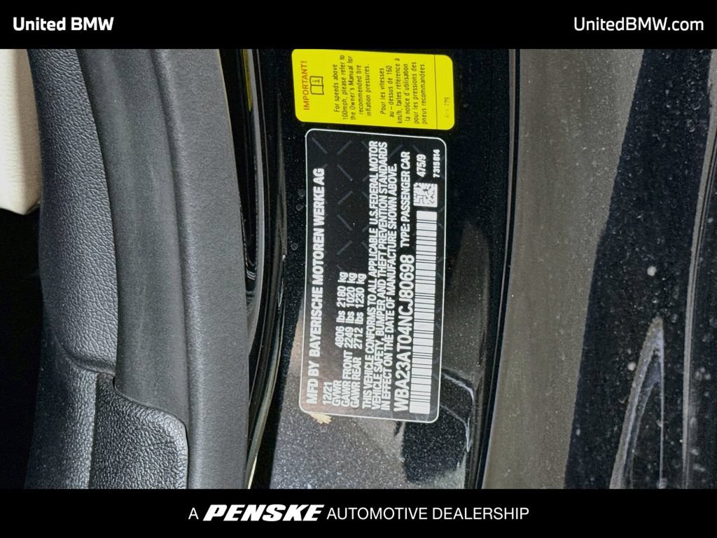 Used 2022 BMW 430i Convertible w/ M Sport Package RWD image 21