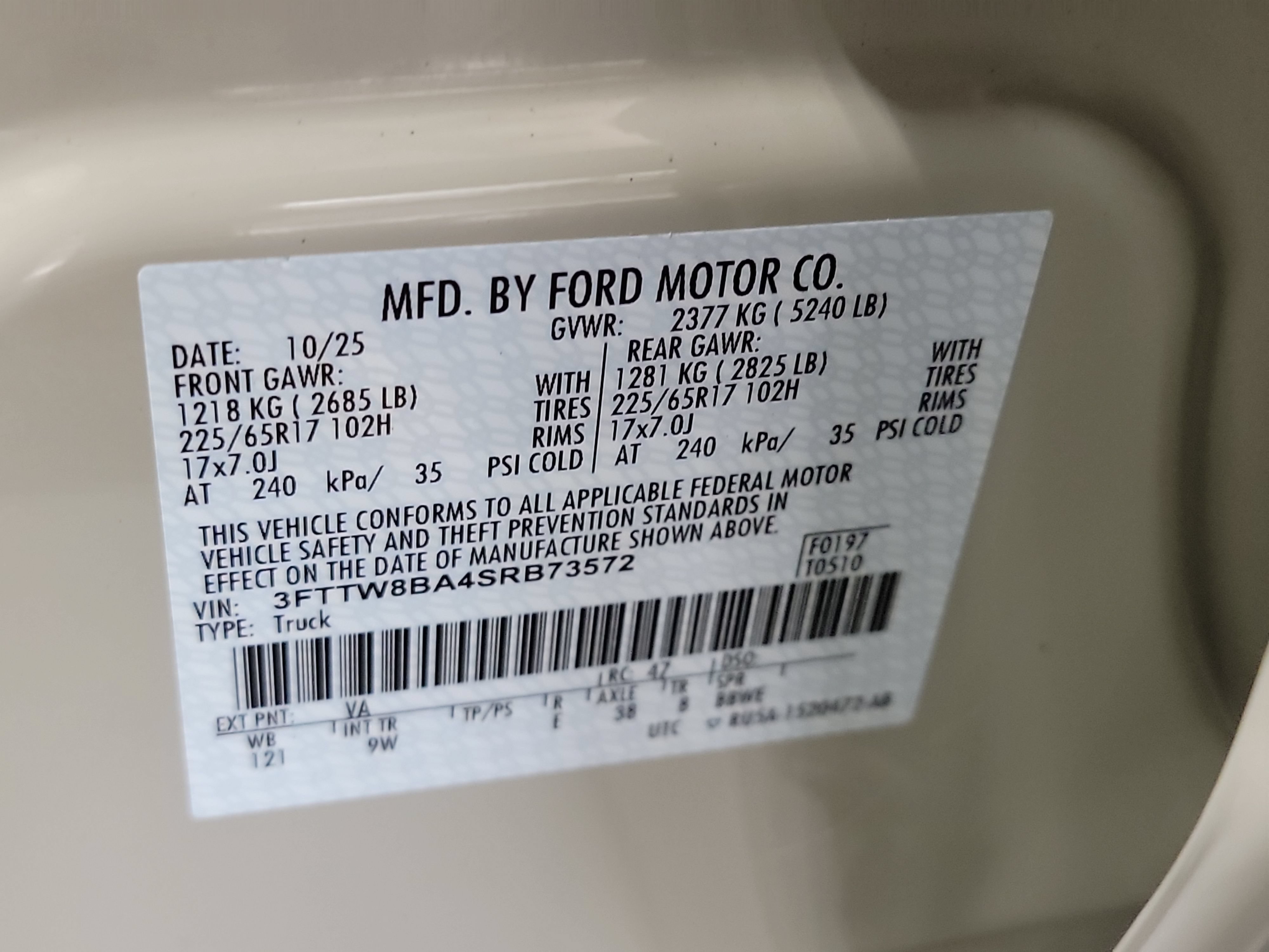 Used 2025 Ford Maverick XL w/ 4K Tow Package AWD/4WD image 32