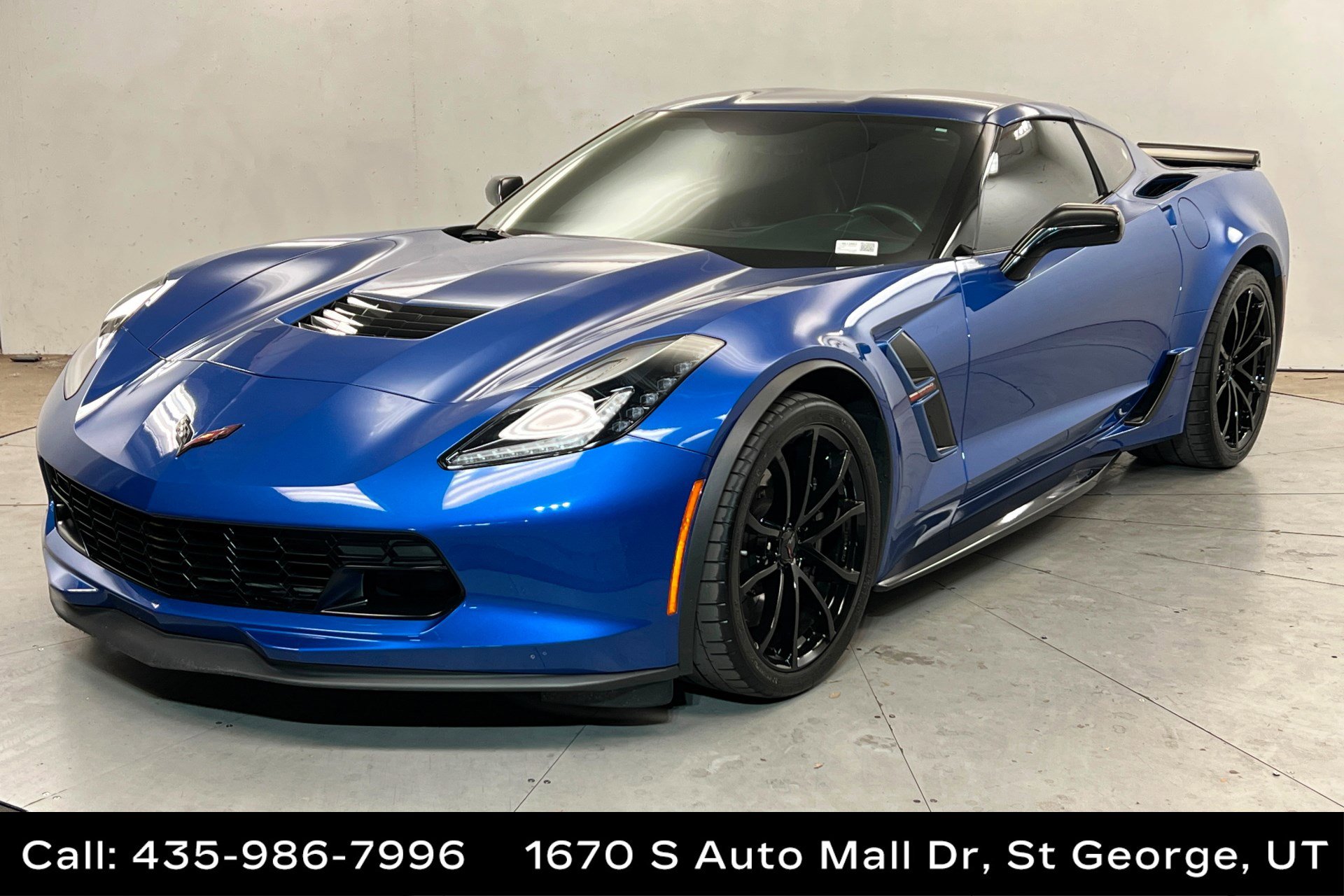 Used 2019 Chevrolet Corvette Grand Sport w/ Carbon Flash Badge Package