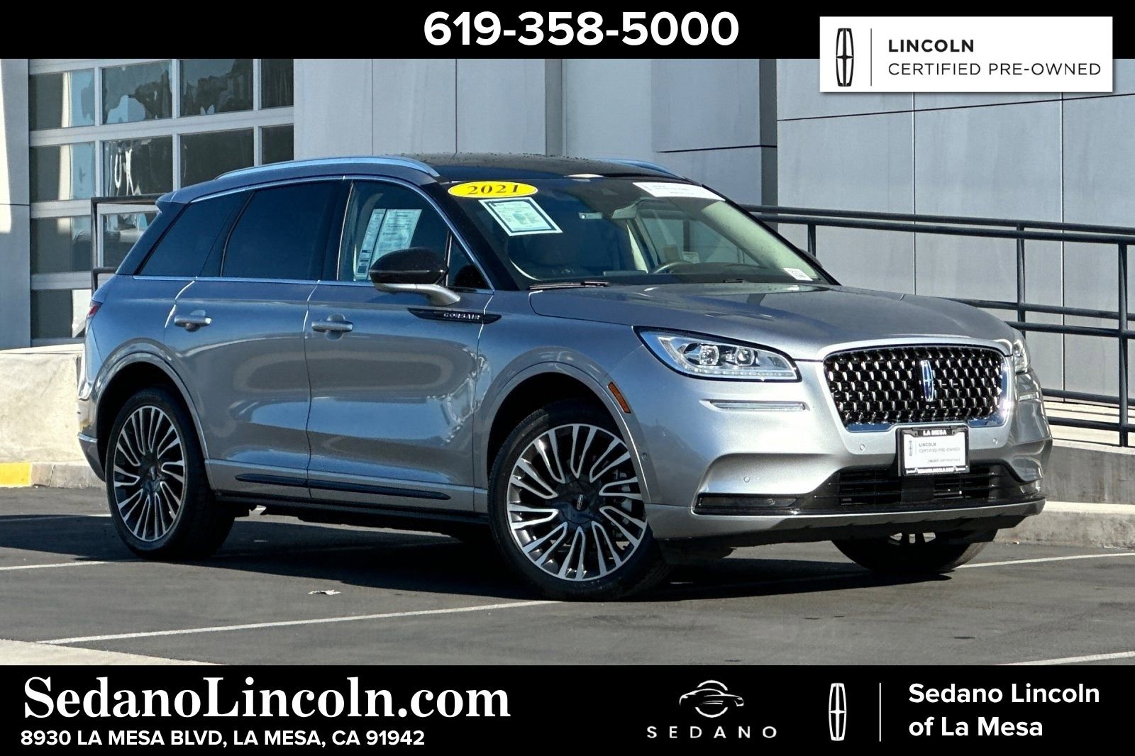 Certified 2021 Lincoln Corsair Grand Touring w/ Equipment Group 301A
