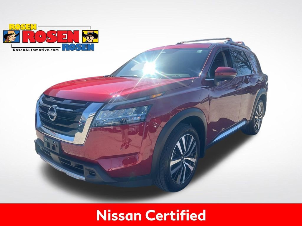 Certified 2024 Nissan Pathfinder Platinum w/ Cargo Package AWD/4WD image 1