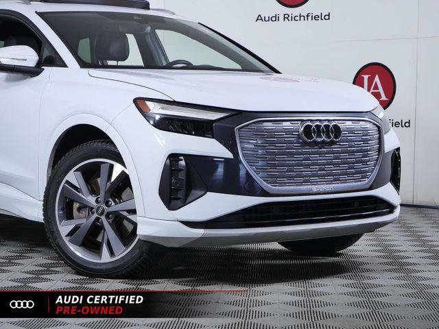 Used 2022 Audi Q4 e-tron Premium Plus w/ Premium Plus AWD/4WD image 3