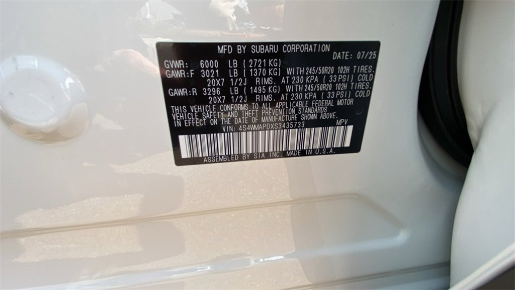 New 2025 Subaru Ascent Limited image 32