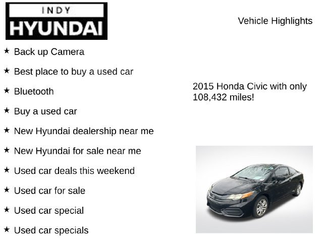 Used 2015 Honda Civic LX image 7