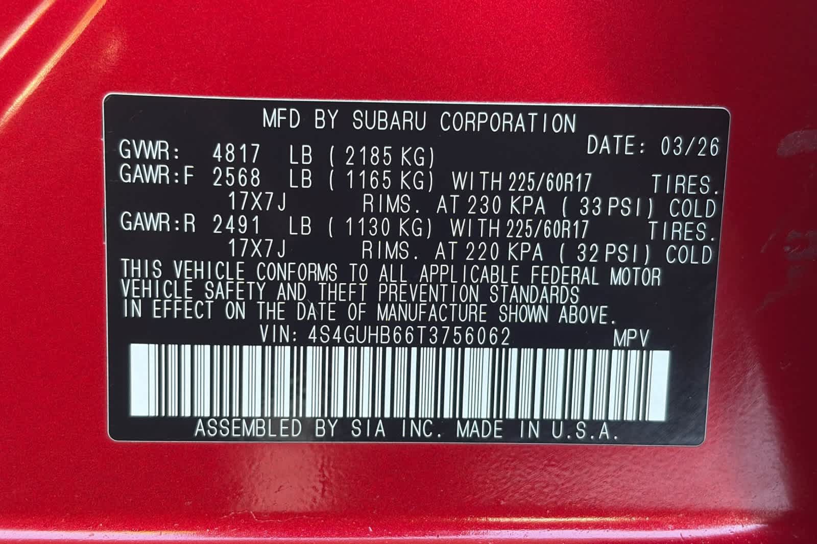 Certified 2026 Subaru Crosstrek 2.5i AWD/4WD image 31