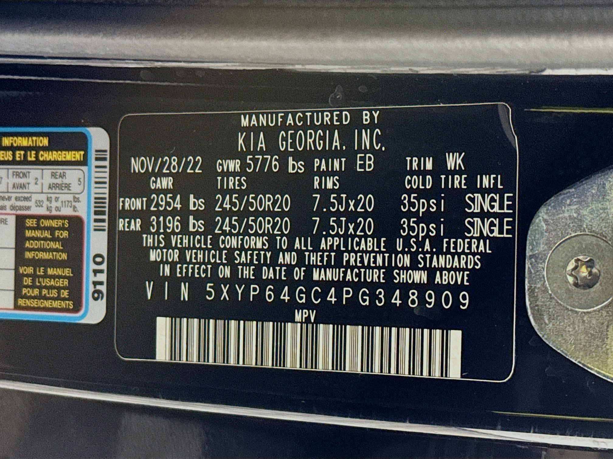 Used 2023 Kia Telluride S image 39