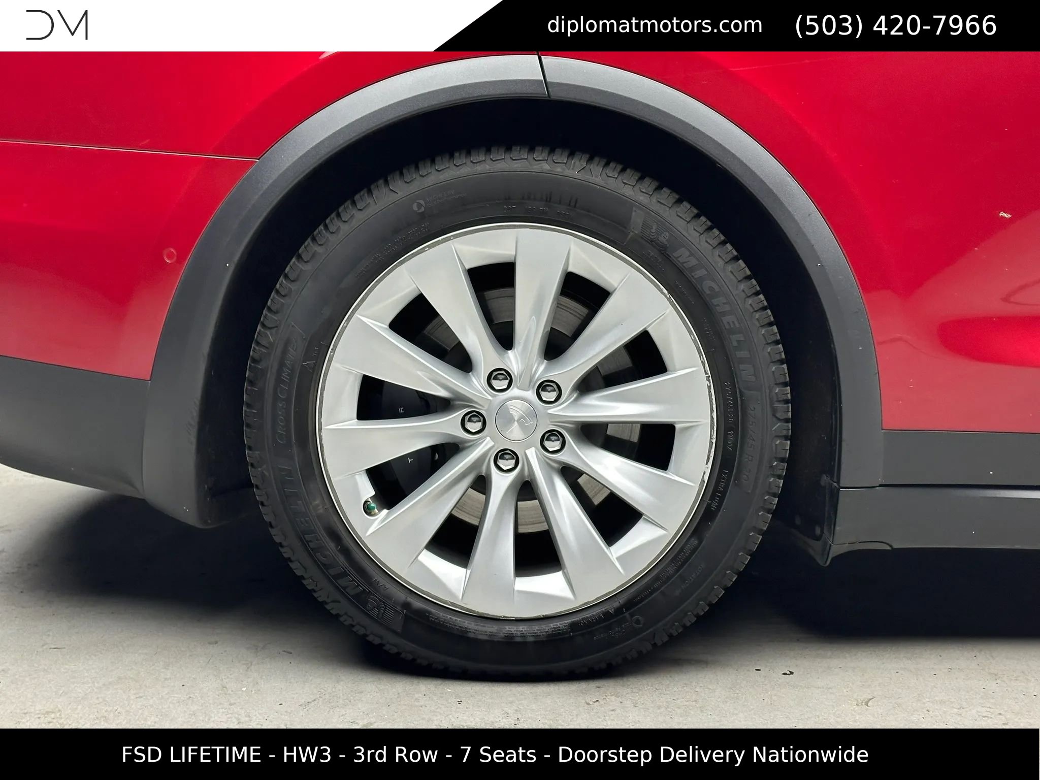 Used 2018 Tesla Model X 75D AWD/4WD image 39