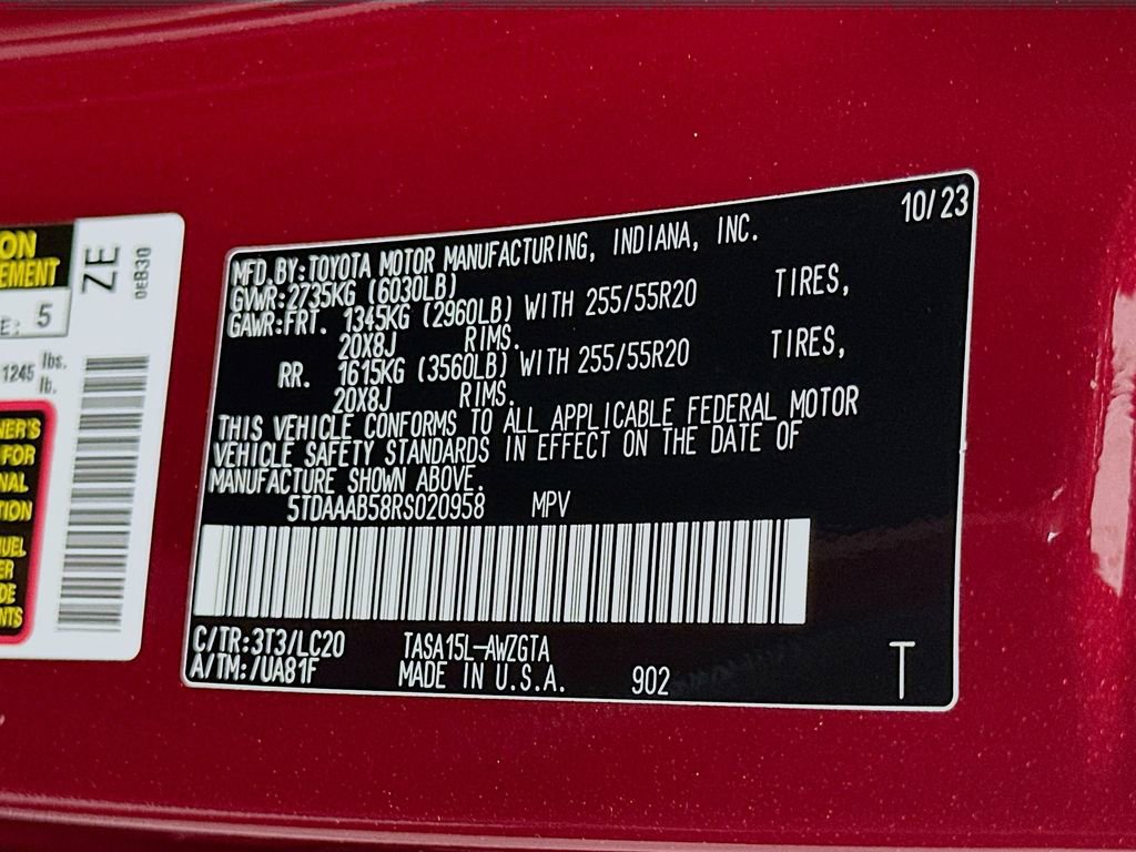 Used 2024 Toyota Grand Highlander AWD image 33