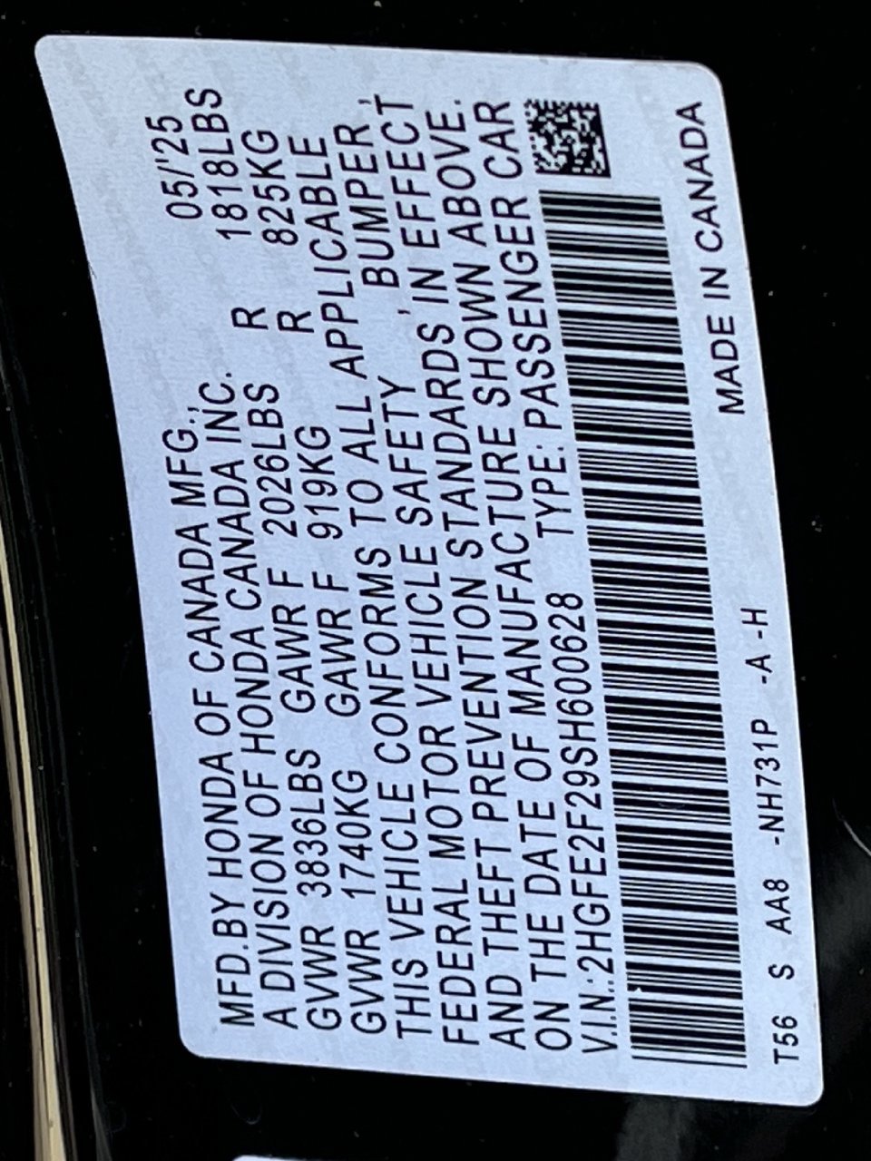 Used 2025 Honda Civic LX image 28