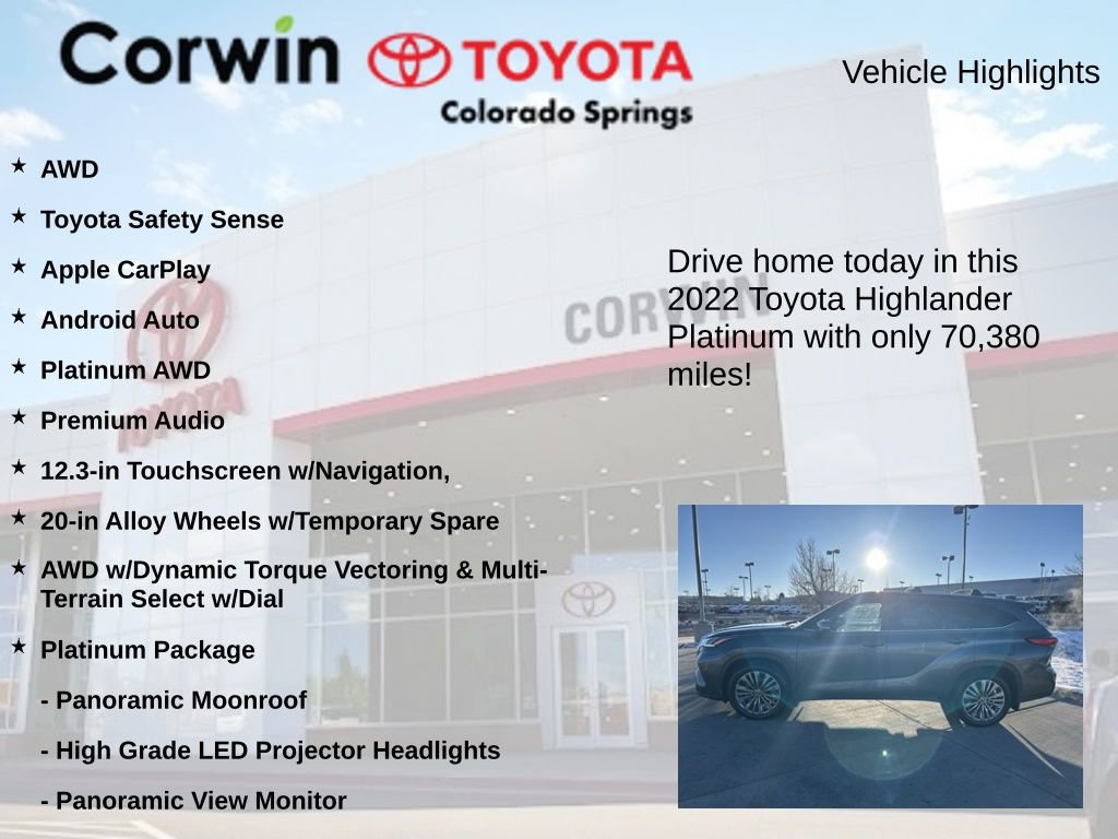 Used 2022 Toyota Highlander Platinum image 6