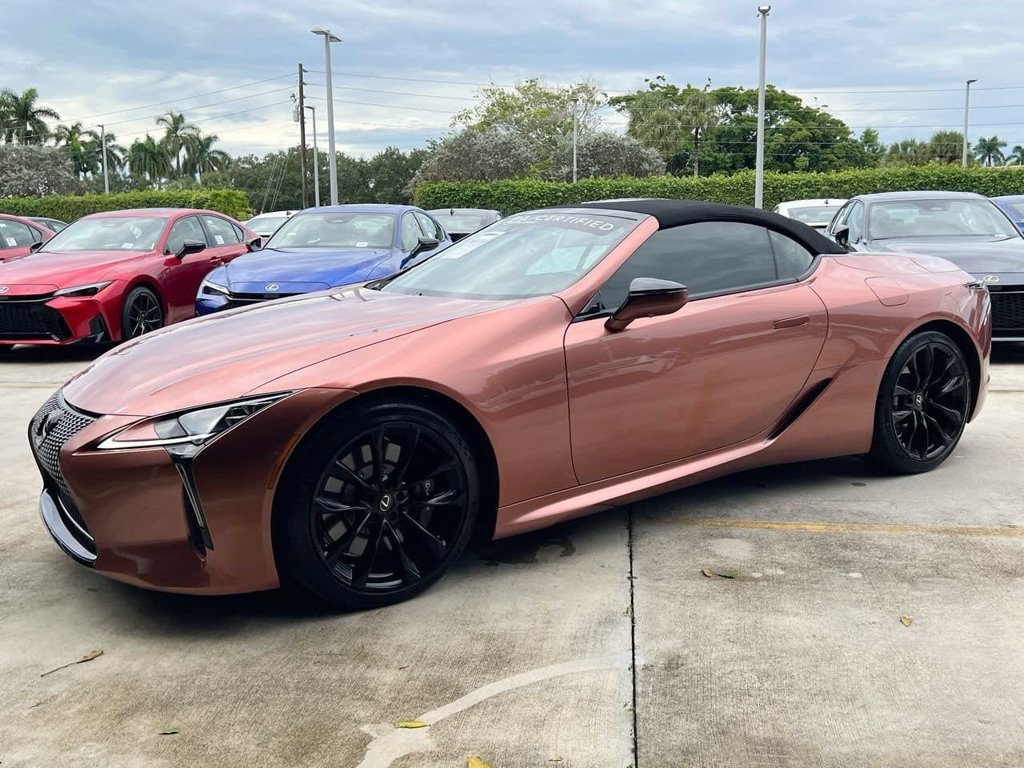 Certified 2024 Lexus LC 500 Convertible w/ Touring Package RWD image 3