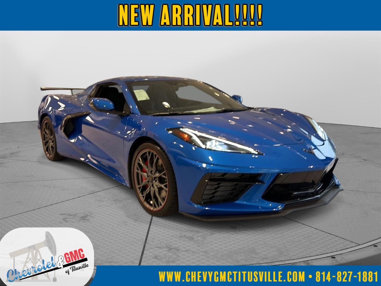 New 2026 Chevrolet Corvette Stingray Convertible w/ Z51 Performance Package RWD image 1