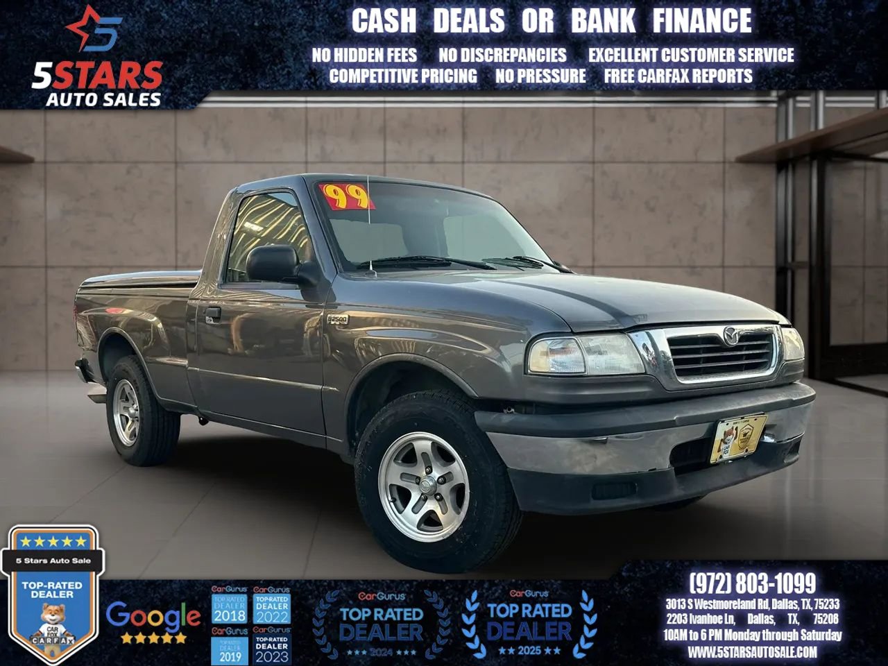 Used 1999 MAZDA B-Series Pickup 2WD Regular Cab B2500