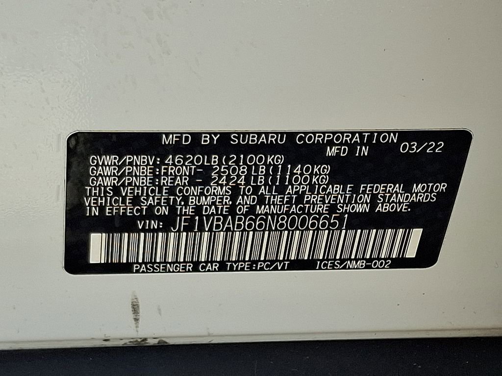 Used 2022 Subaru WRX image 26