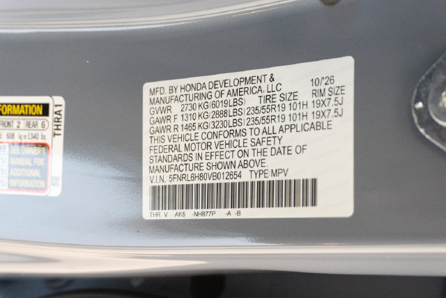 New 2027 Honda Odyssey Touring image 26