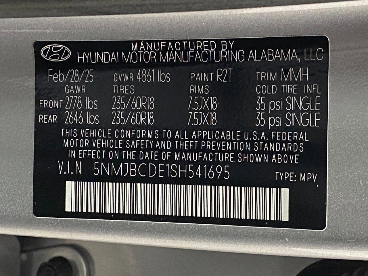 Used 2025 Hyundai Tucson SEL AWD/4WD image 32