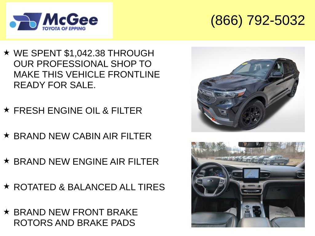 Used 2022 Ford Explorer Timberline w/ Timberline Technology Package AWD/4WD image 8
