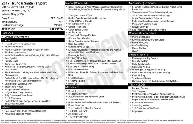 Used 2017 Hyundai Santa Fe Sport image 5