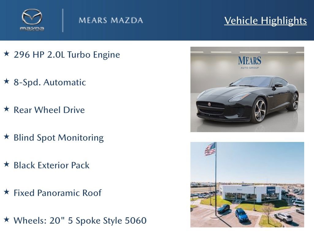 Used 2020 Jaguar F-TYPE Coupe image 2