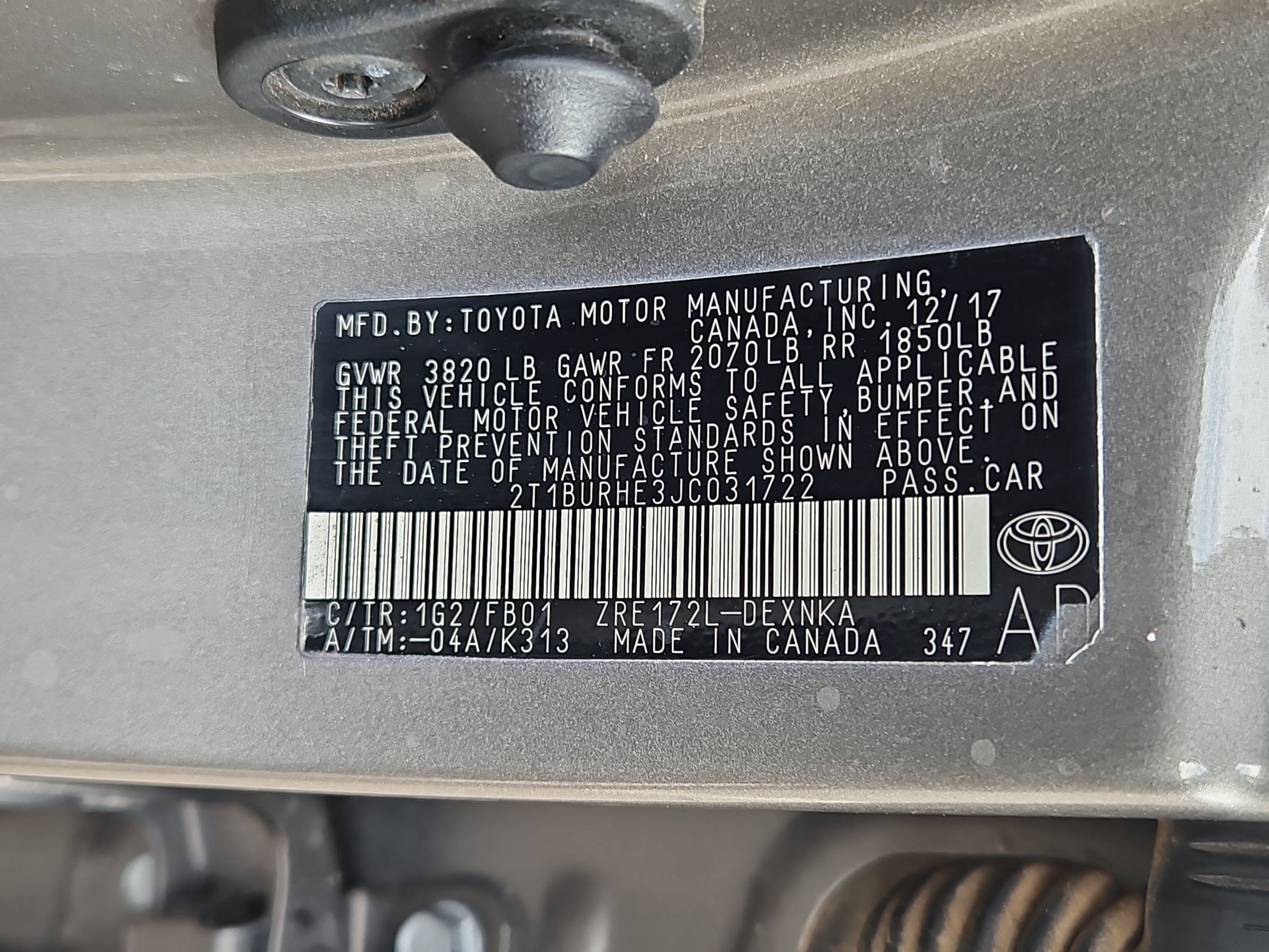 Used 2018 Toyota Corolla LE w/ Carpet Mat Package (TMS) FWD image 31