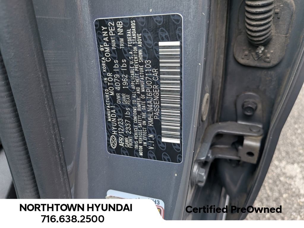 Certified 2023 Hyundai Elantra Limited FWD image 39