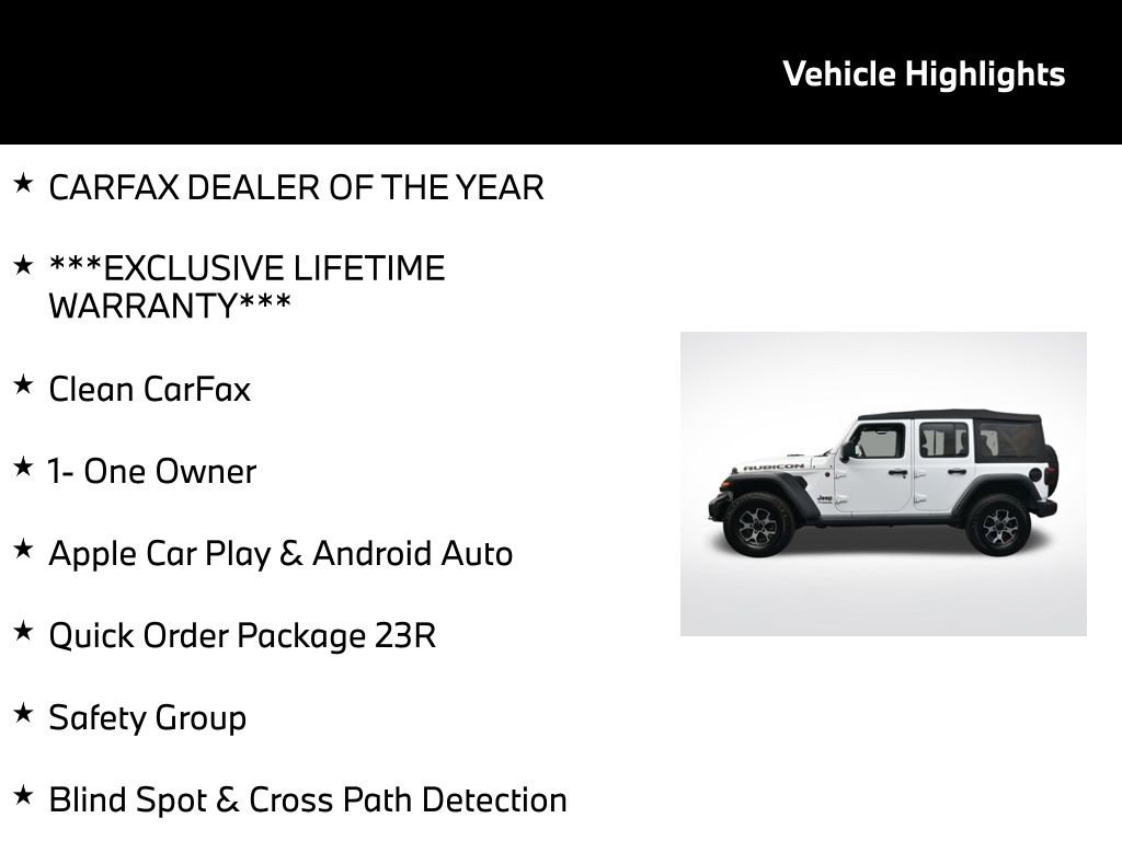 Used 2021 Jeep Wrangler Unlimited Rubicon w/ Safety Group AWD/4WD image 5