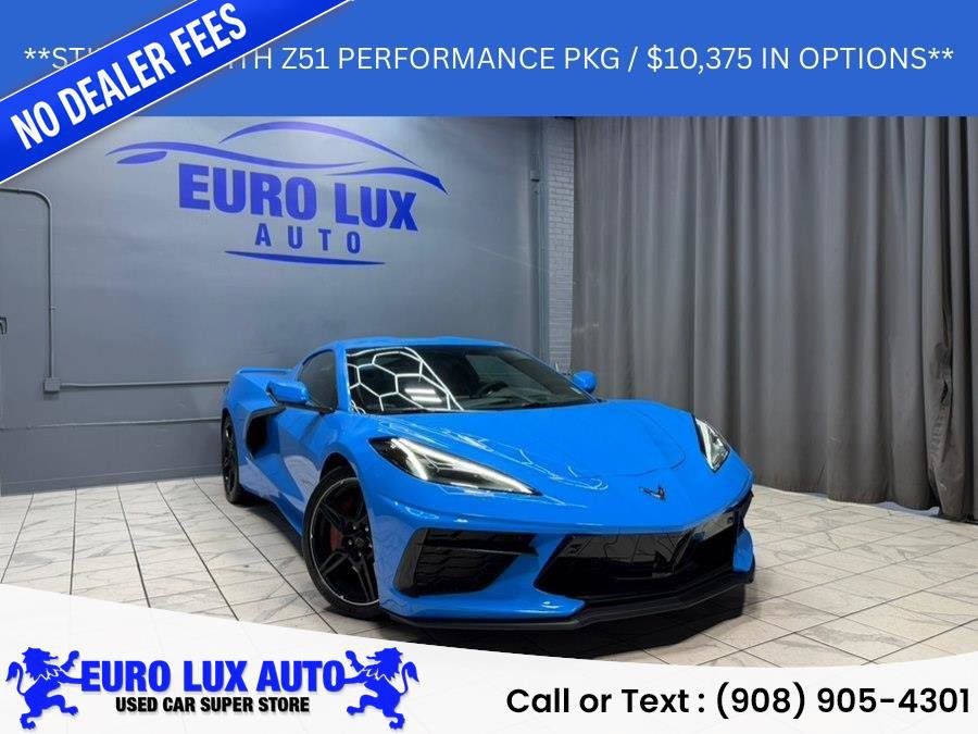 Used 2023 Chevrolet Corvette Stingray Premium Cpe w/ Z51 Performance Package RWD image 1