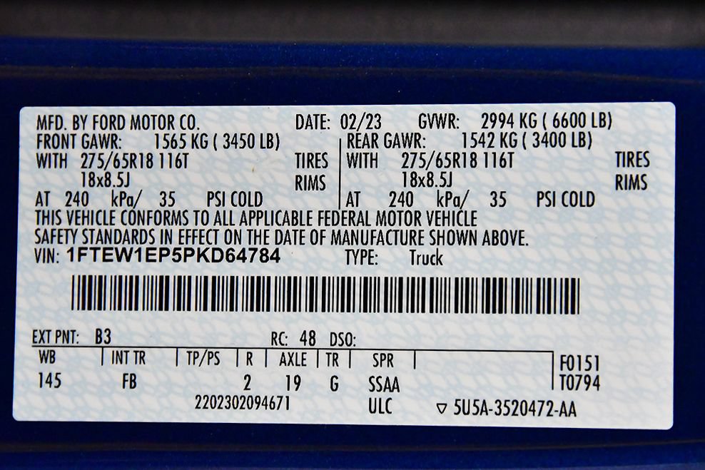 Used 2023 Ford F150 XLT w/ Equipment Group 302A High AWD/4WD image 17