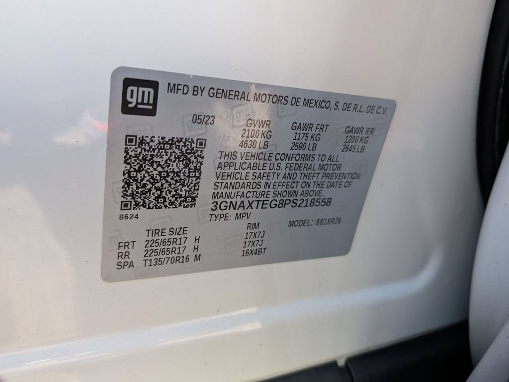 Used 2023 Chevrolet Equinox LT w/ LPO, Floor Liner Package AWD/4WD image 39