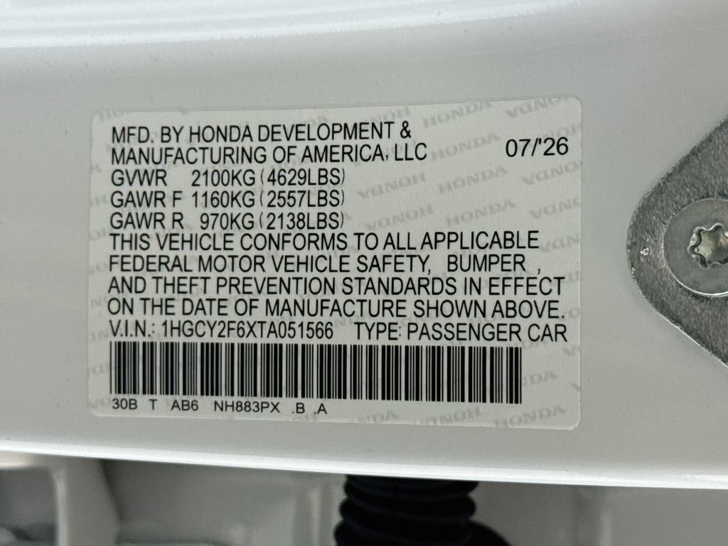 New 2026 Honda Accord EX-L image 33