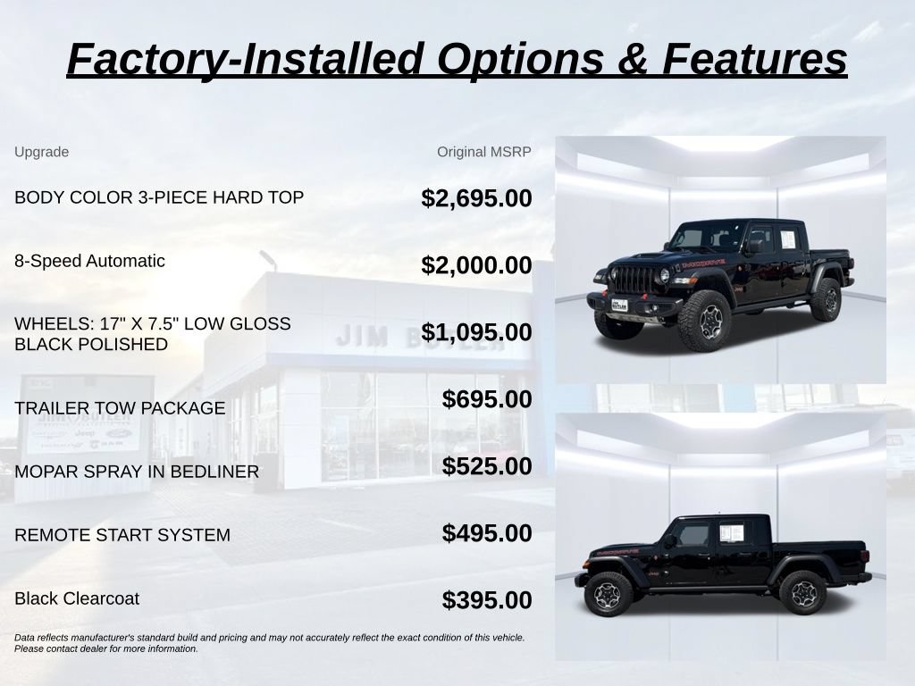 Used 2022 Jeep Gladiator Mojave w/ Trailer Tow Package AWD/4WD image 3