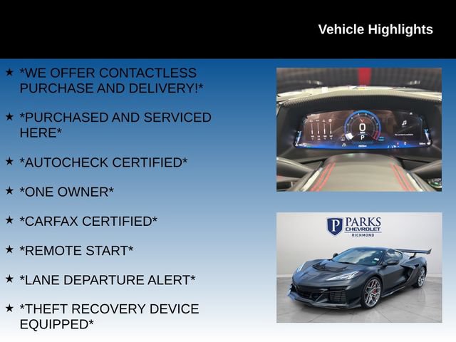Used 2026 Chevrolet Corvette ZR1 w/ ZR1 Carbon Fiber Aero Package RWD image 4