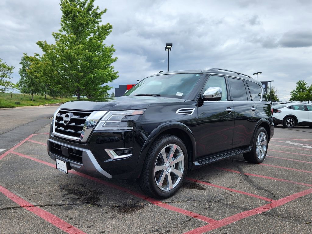 Used 2023 Nissan Armada Platinum w/ Captain's Chairs Package AWD/4WD image 1