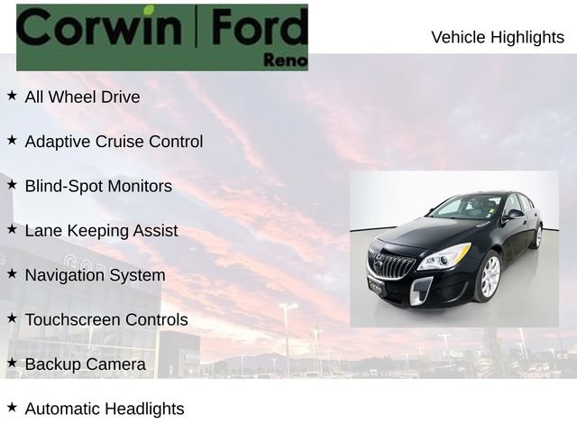 Used 2017 Buick Regal GS w/ Driver Confidence Package #2 AWD/4WD image 8