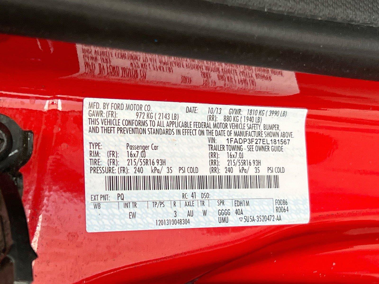 Used 2014 Ford Focus SE w/ SE Winter Package FWD image 27