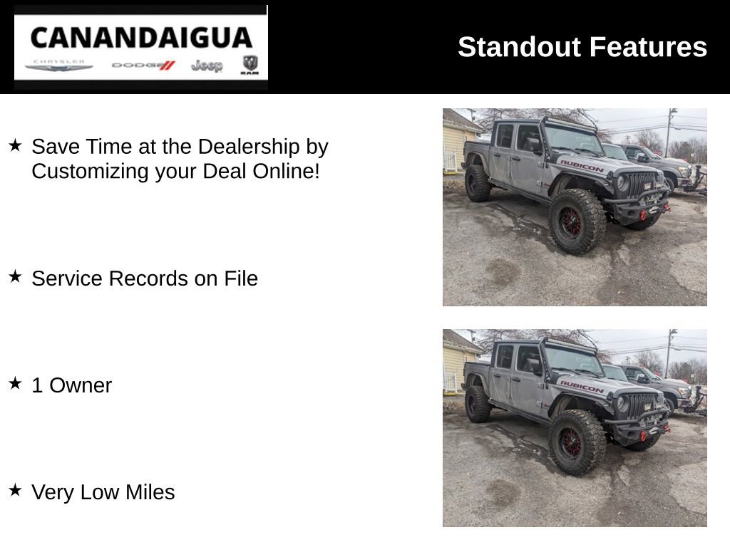 Used 2020 Jeep Gladiator Rubicon w/ Dual Top Group image 3