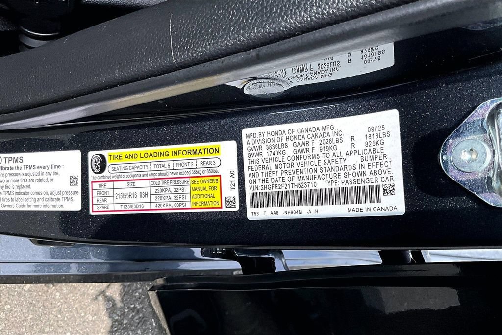 Used 2026 Honda Civic LX image 16