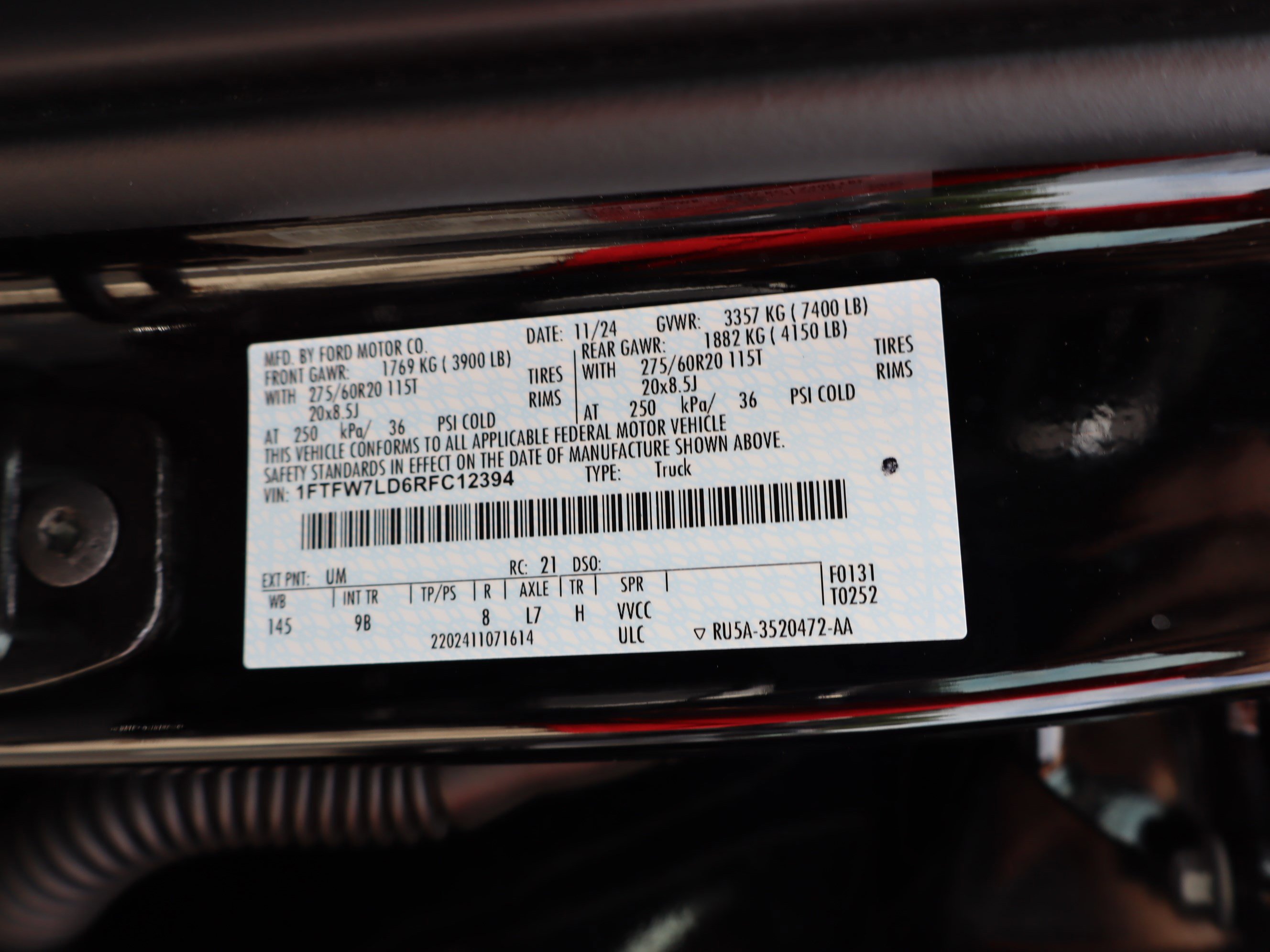 Used 2024 Ford F150 Platinum w/ Equipment Group 702A High AWD/4WD image 45