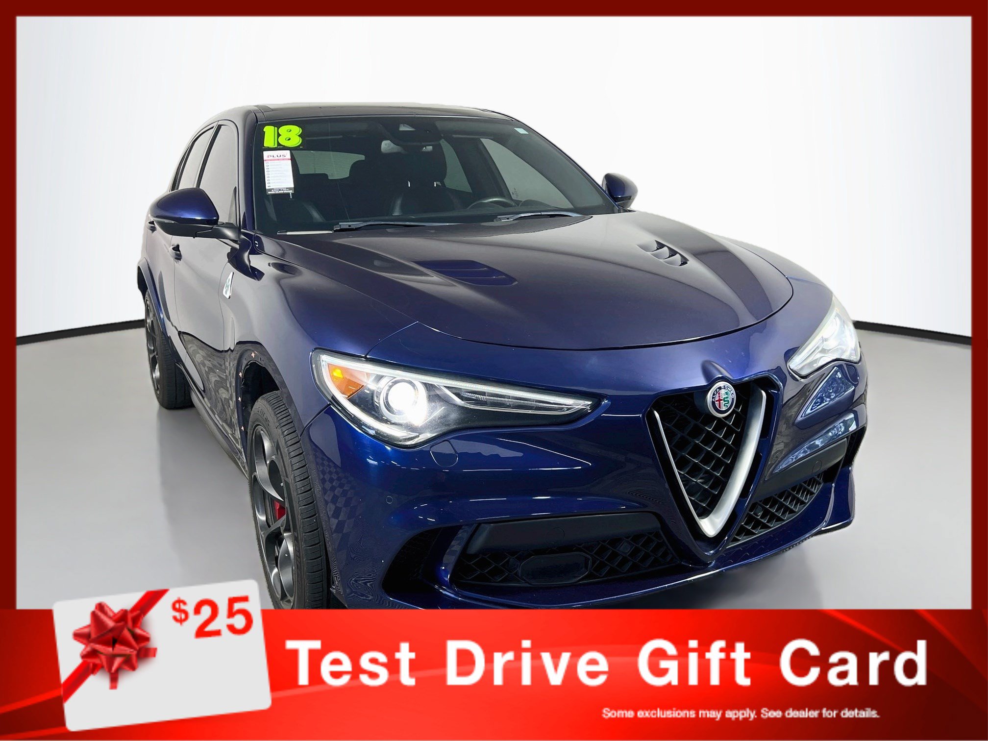Used 2018 Alfa Romeo Stelvio Quadrifoglio w/ Convenience Package