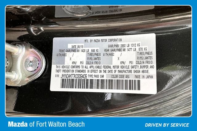 Used 2019 MAZDA MX-5 Miata RF Grand Touring RWD image 15