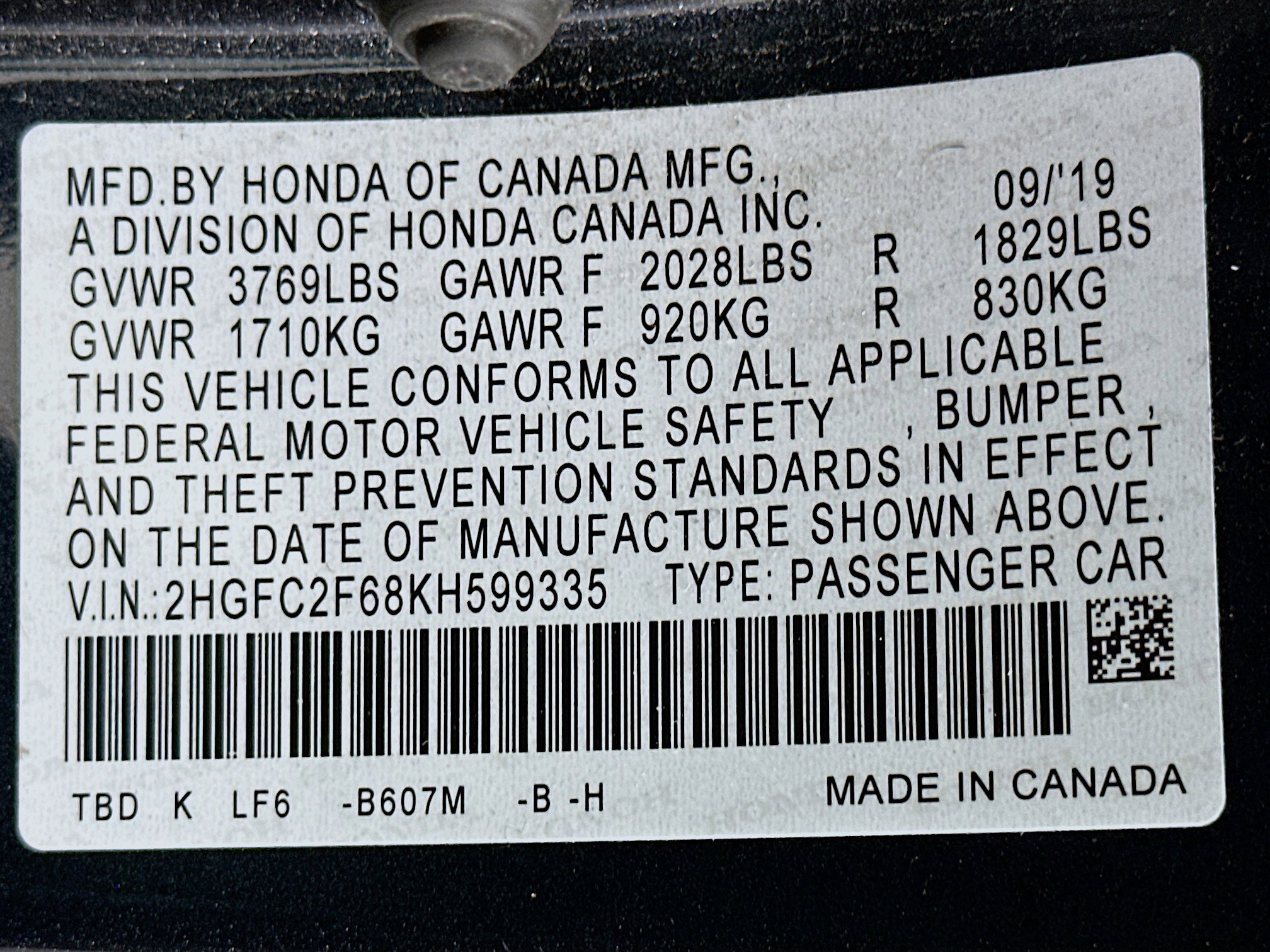 Used 2019 Honda Civic LX image 12