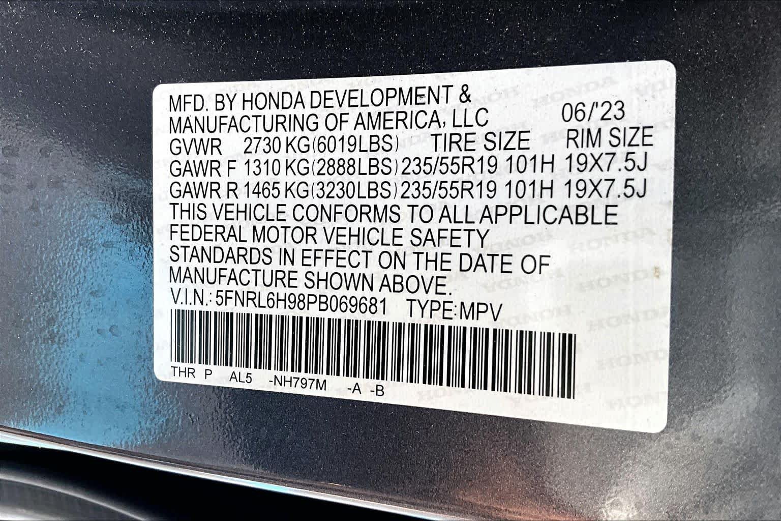 Used 2023 Honda Odyssey Elite image 32