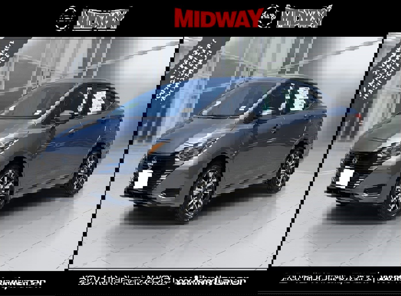 New 2025 Nissan Versa SV w/ Trunk Package