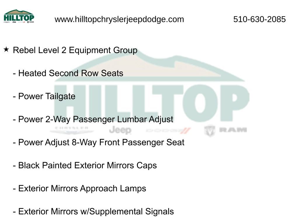 New 2026 RAM 1500 Rebel w/ Rebel Level 2 Equipment Group image 15