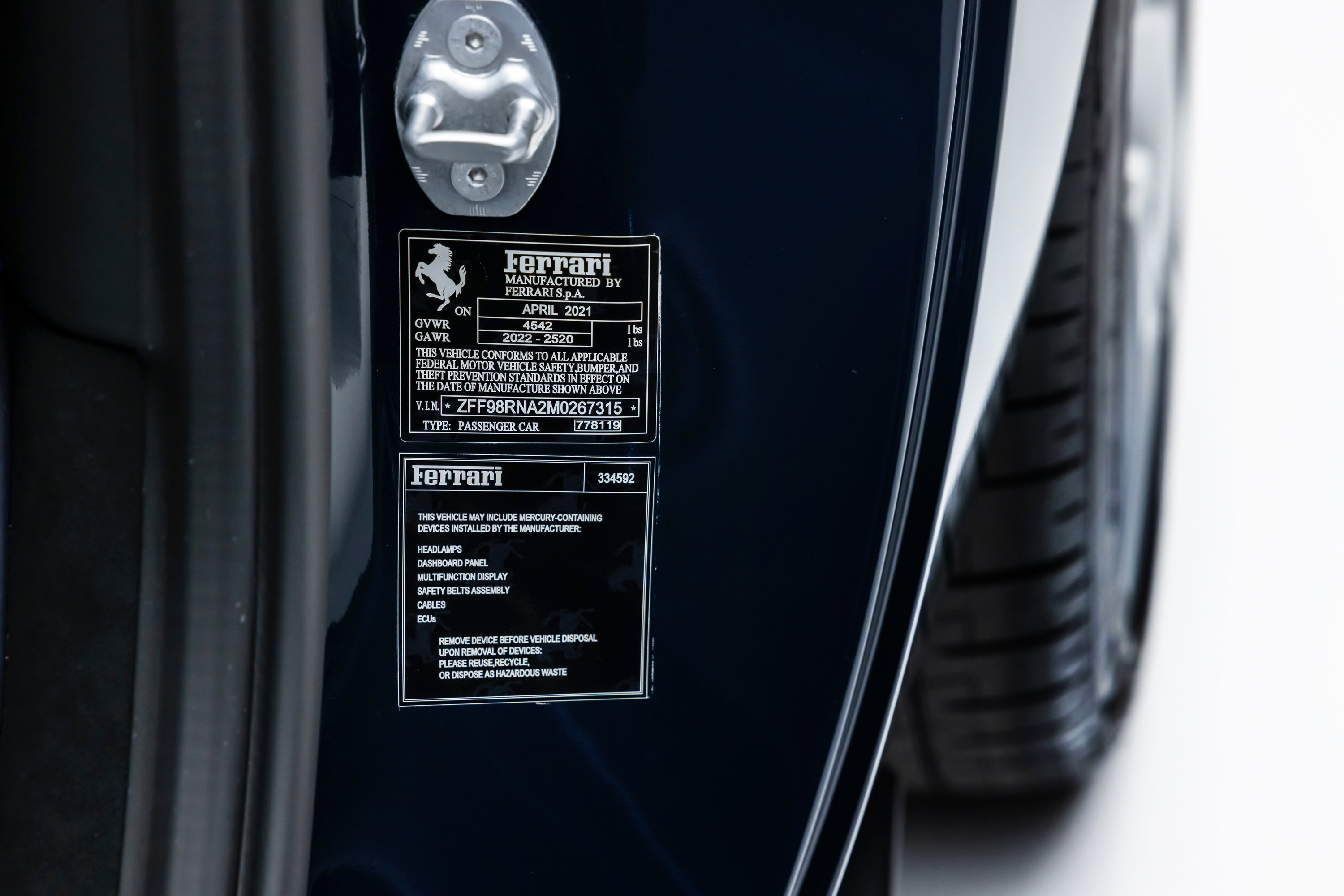 Certified 2021 Ferrari Roma image 43