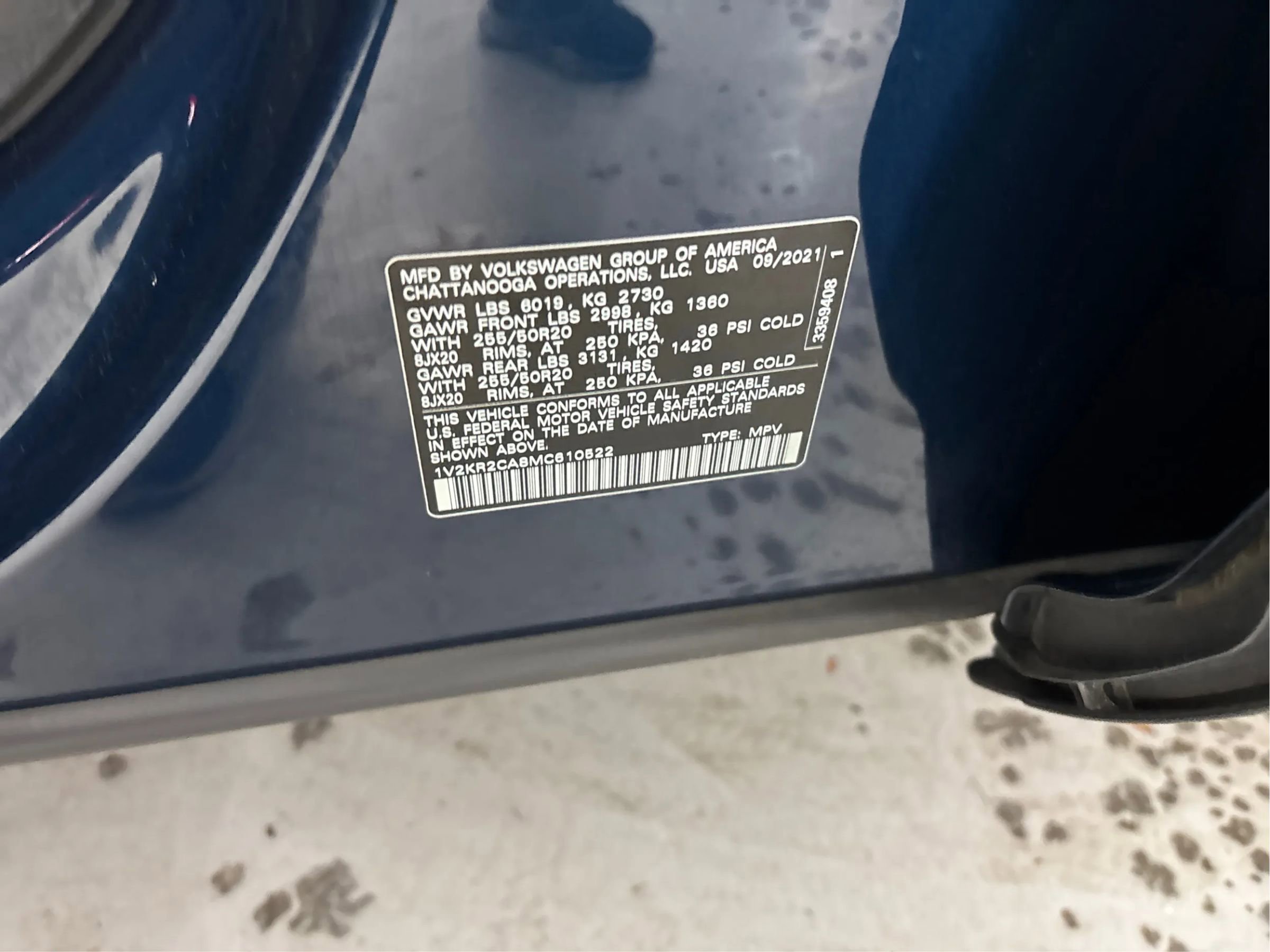 Used 2021 Volkswagen Atlas SE w/ Panoramic Sunroof Package image 30