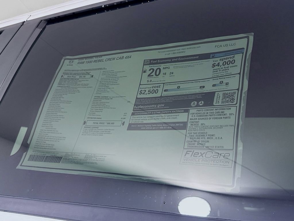 New 2026 RAM 1500 Rebel w/ Rebel Level 1 Equipment Group image 21