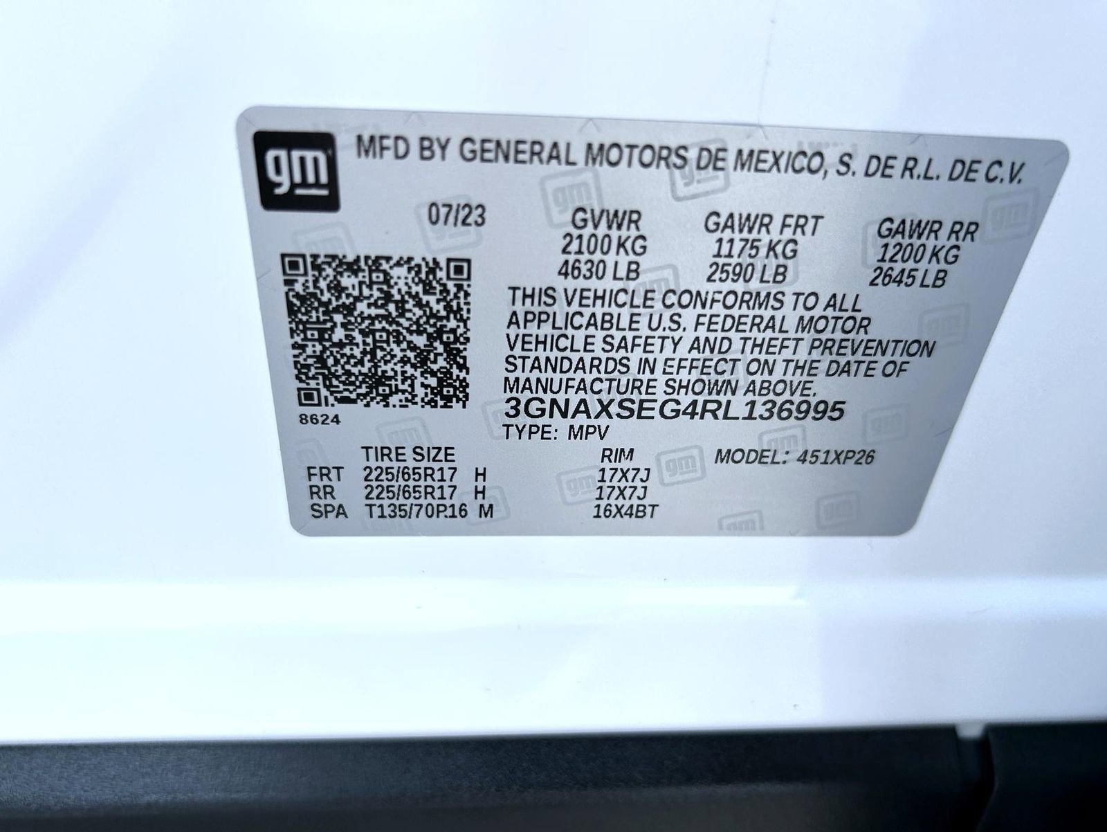 Certified 2024 Chevrolet Equinox LS w/ LS Convenience Package AWD/4WD image 25