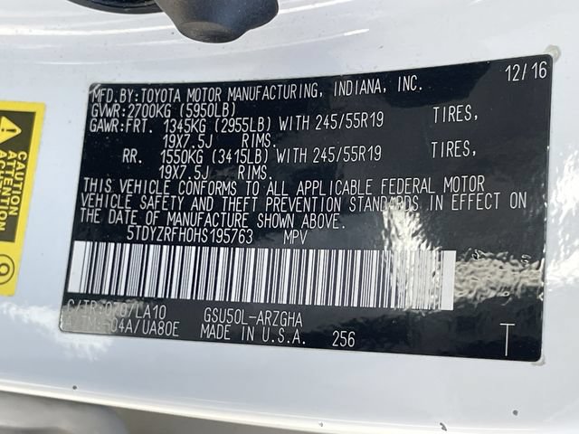 Used 2017 Toyota Highlander Limited FWD image 29