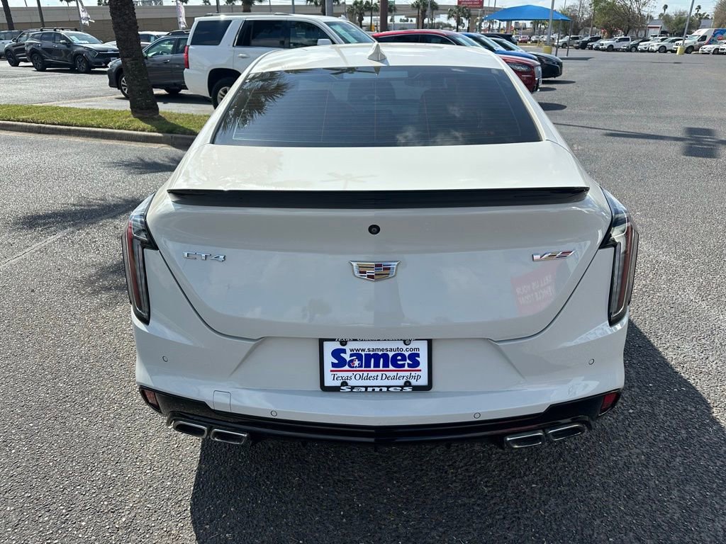 Used 2022 Cadillac CT4 V w/ LPO, ONYX Package image 5